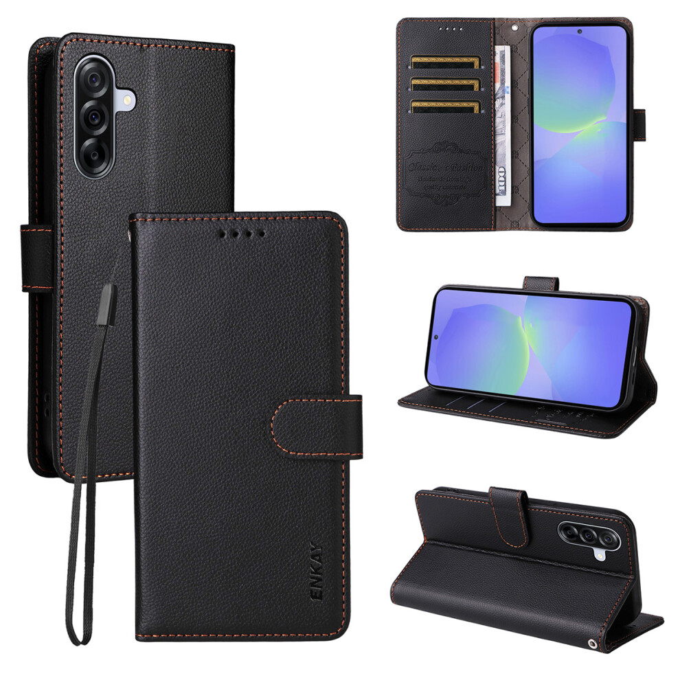 (Black) For Samsung Galaxy A56 5G Case Black 6914277997458