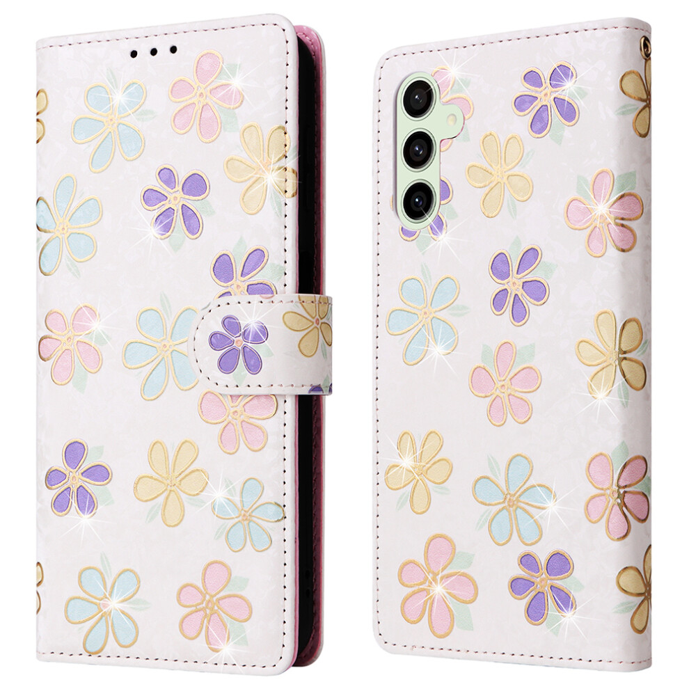(Colorful Flower) For Samsung Galaxy S25 Fe Case 6914274434253