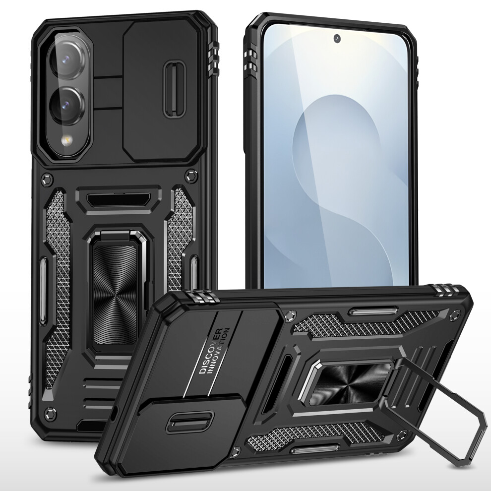 (Black) For Samsung Galaxy S25 Edge Case Black 6914273002002