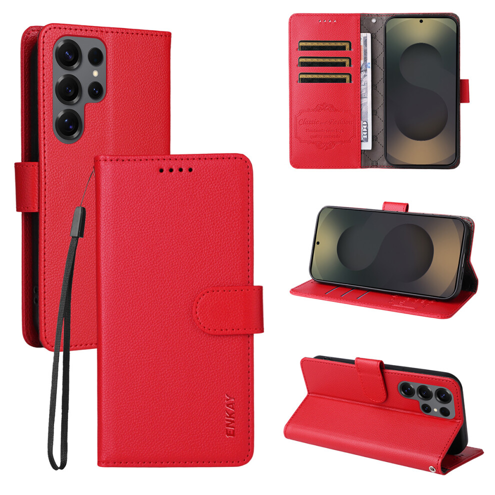(Red) For Samsung Galaxy S24 Ultra Case Red 6914278634840