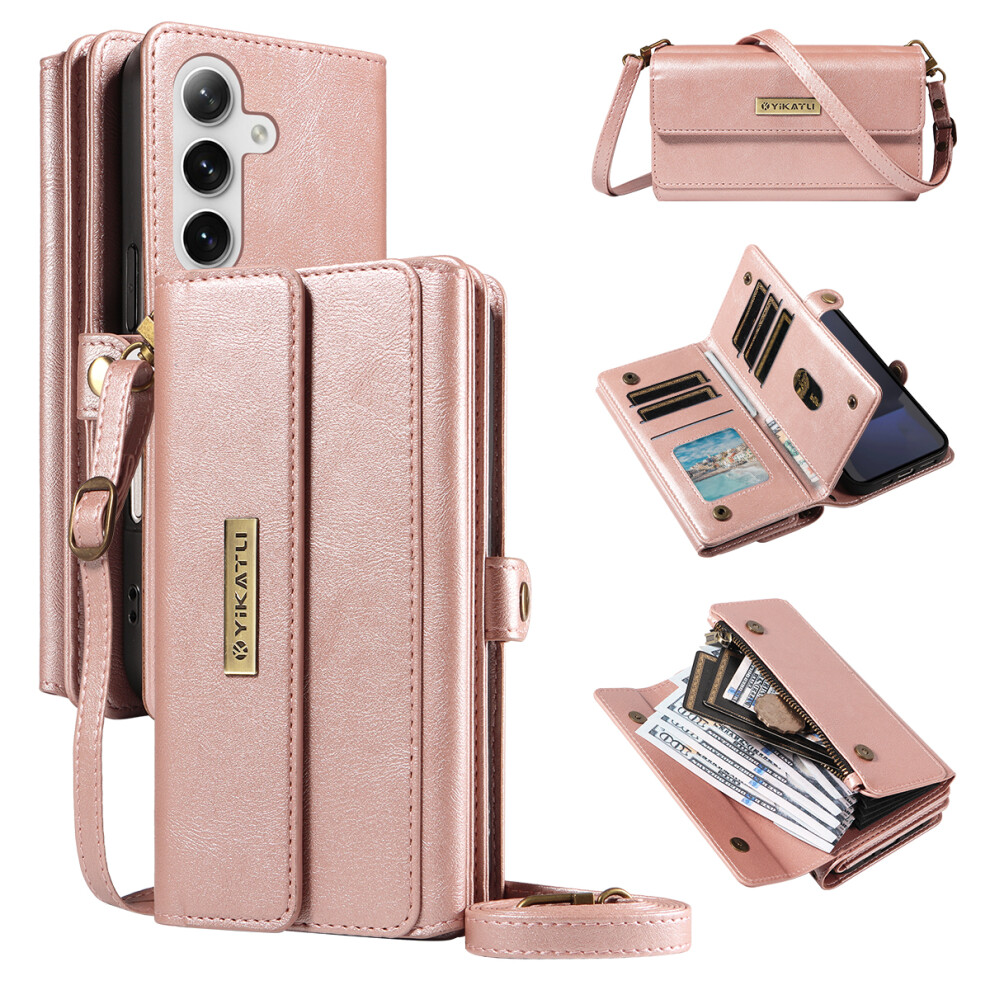 (Rose ) For Samsung Galaxy S24 Fe Case Gold 6914277414504
