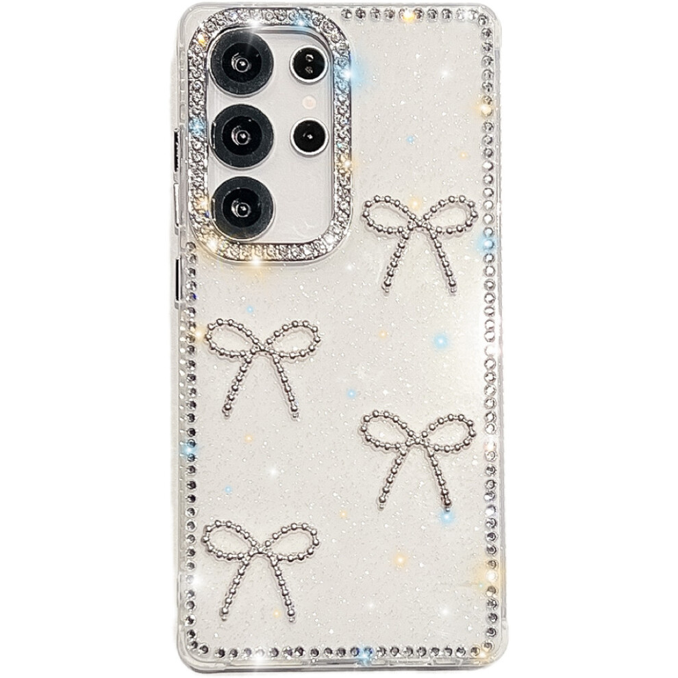 (Glitter ) For Samsung Galaxy S25 Ultra Case White 6914273695471