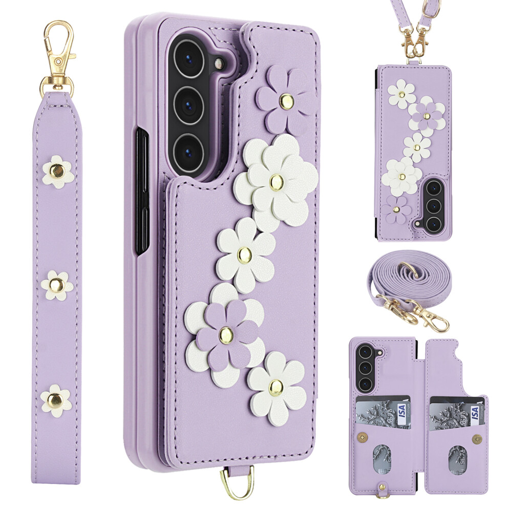 (Purple) For Samsung Galaxy Z Fold5 5G Case Purple 6914276391172