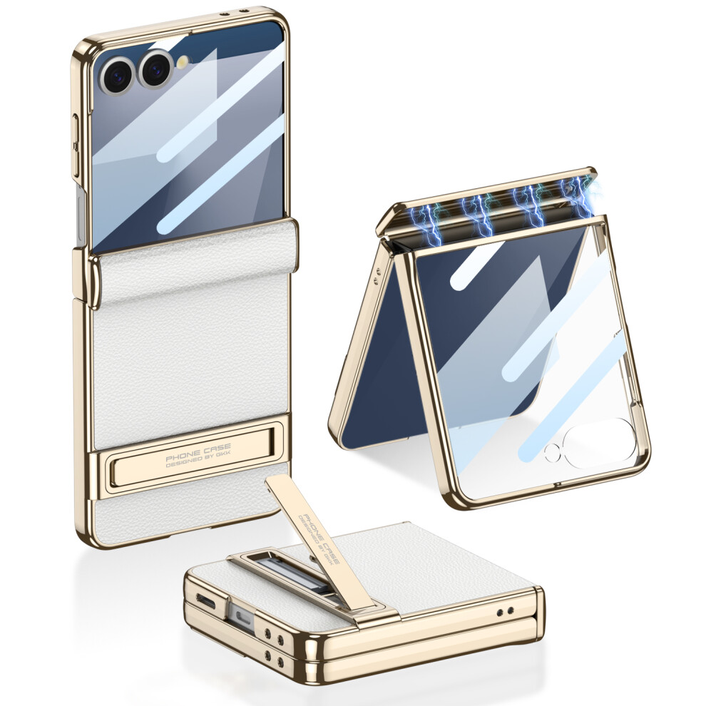 (White) For Samsung Galaxy Z Flip5 5G Case White 6914275741626