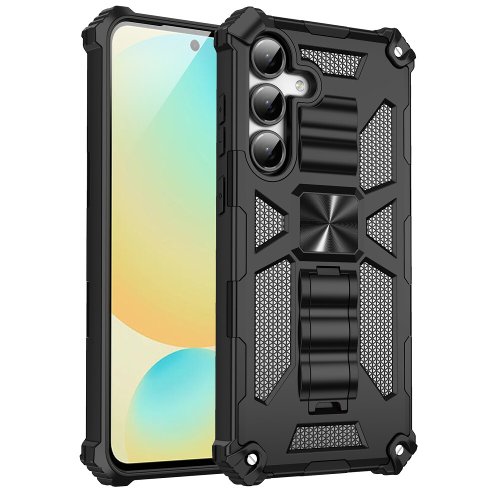 (Black) For Samsung Galaxy S24 Fe Case Black 6914278670459