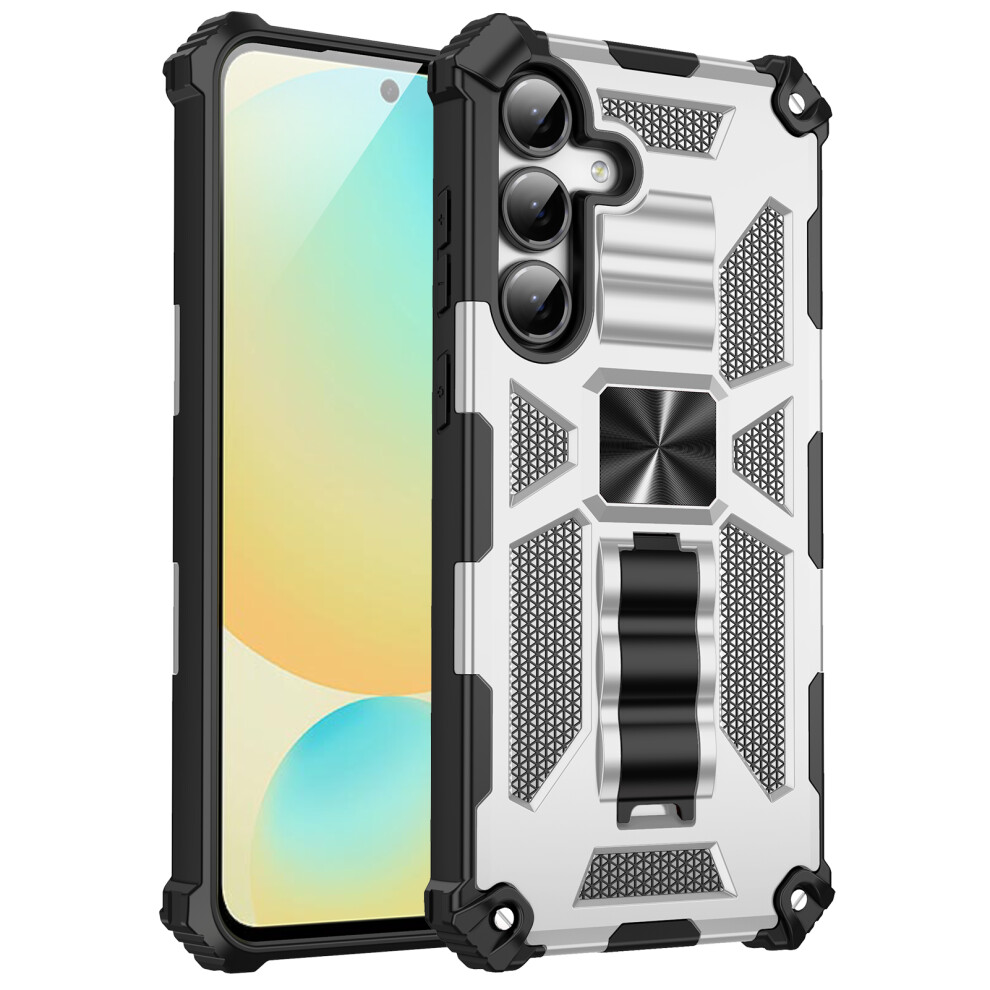 (Silver) For Samsung Galaxy A25 5G (Global) (161Mm) Case Silver 6914279338433