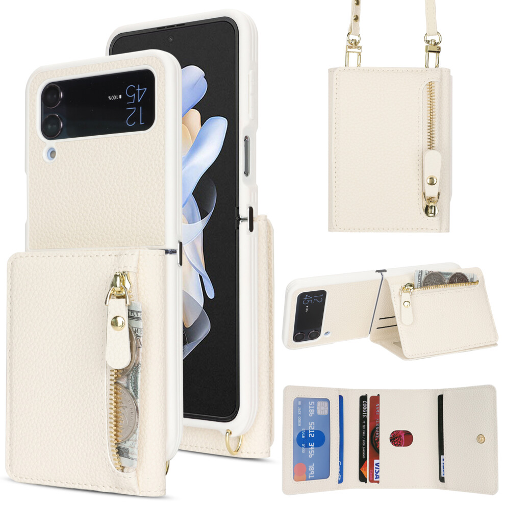 (White) For Samsung Galaxy Z Flip4 5G Case White 6914273512662