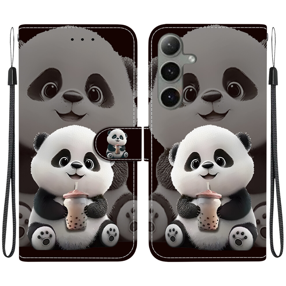 (Milk Tea Panda) For Samsung Galaxy S25 Case 6914275464594