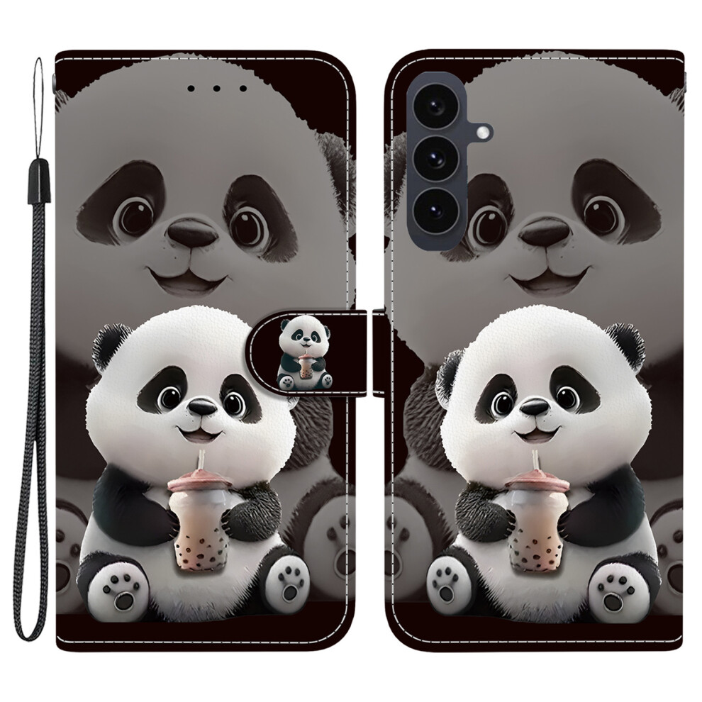 (Milk Tea Panda) For Samsung Galaxy S25 Fe Case 6914272129175