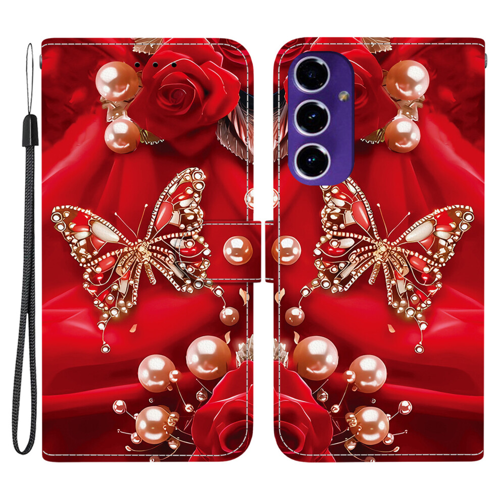 (Pearl Butterfly Rose) For Samsung Galaxy A17 5G Case White 6914277272890