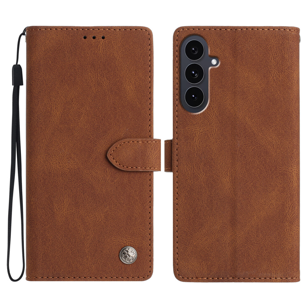 (Brown) For Samsung Galaxy S25 Fe Case Brown 6914279234797