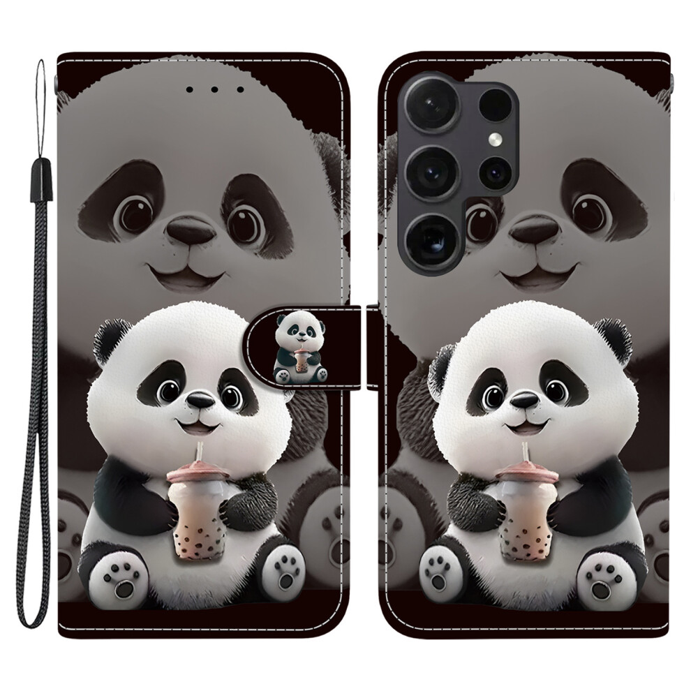 (Milk Tea Panda) For Samsung Galaxy S25 Ultra Case 6914274366301