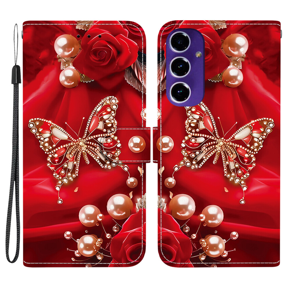 (Pearl Butterfly Rose) For Samsung Galaxy A16 5G Case White 6914276954490