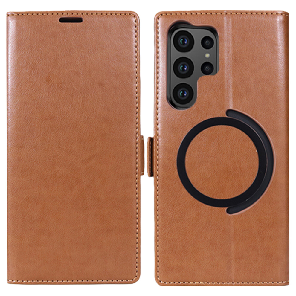 (Dark ) For Samsung Galaxy S24 Ultra Case Brown 6914270504431