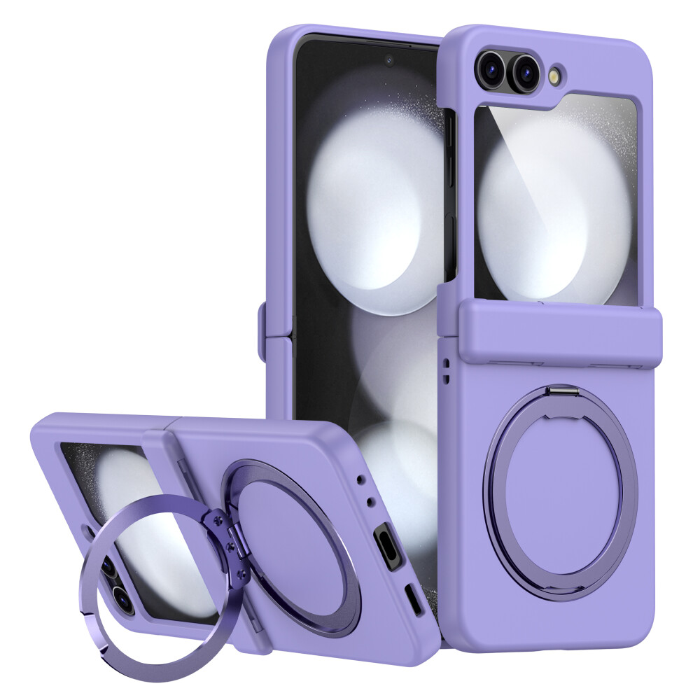 (Purple) For Samsung Galaxy Z Flip5 5G Case Purple 6914278989193