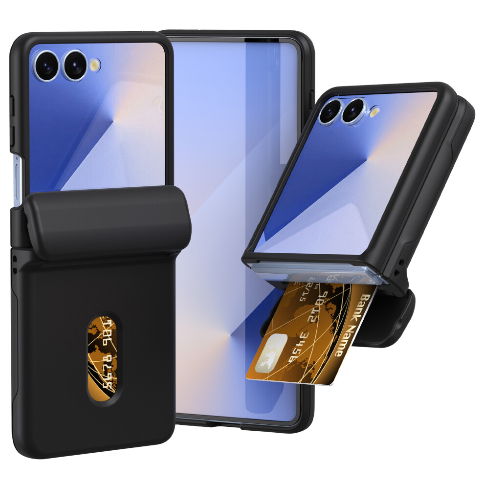 (Black) For Samsung Galaxy Z Flip7 Fe 5G Case Black 6914279282392
