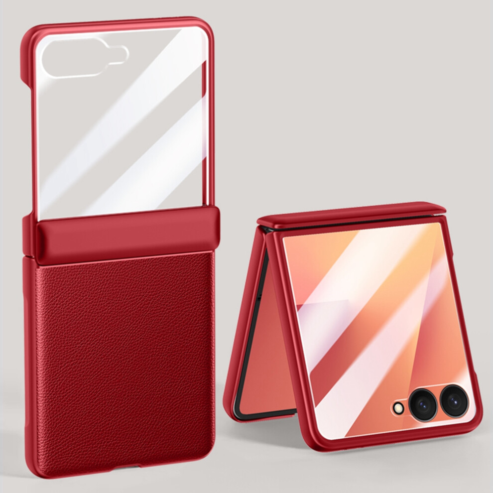 (Red) For Samsung Galaxy Z Flip7 5G Case Red 6914274947838