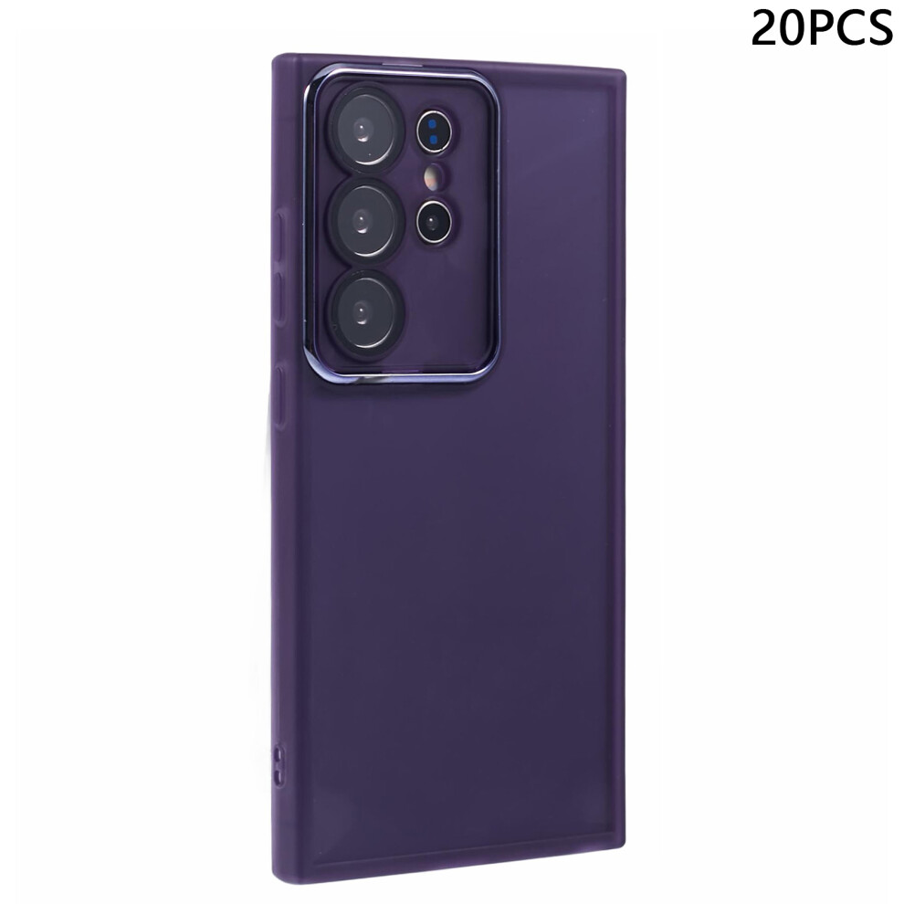 (Transparent ) For Samsung Galaxy S24 Ultra Case Purple 6914277934927