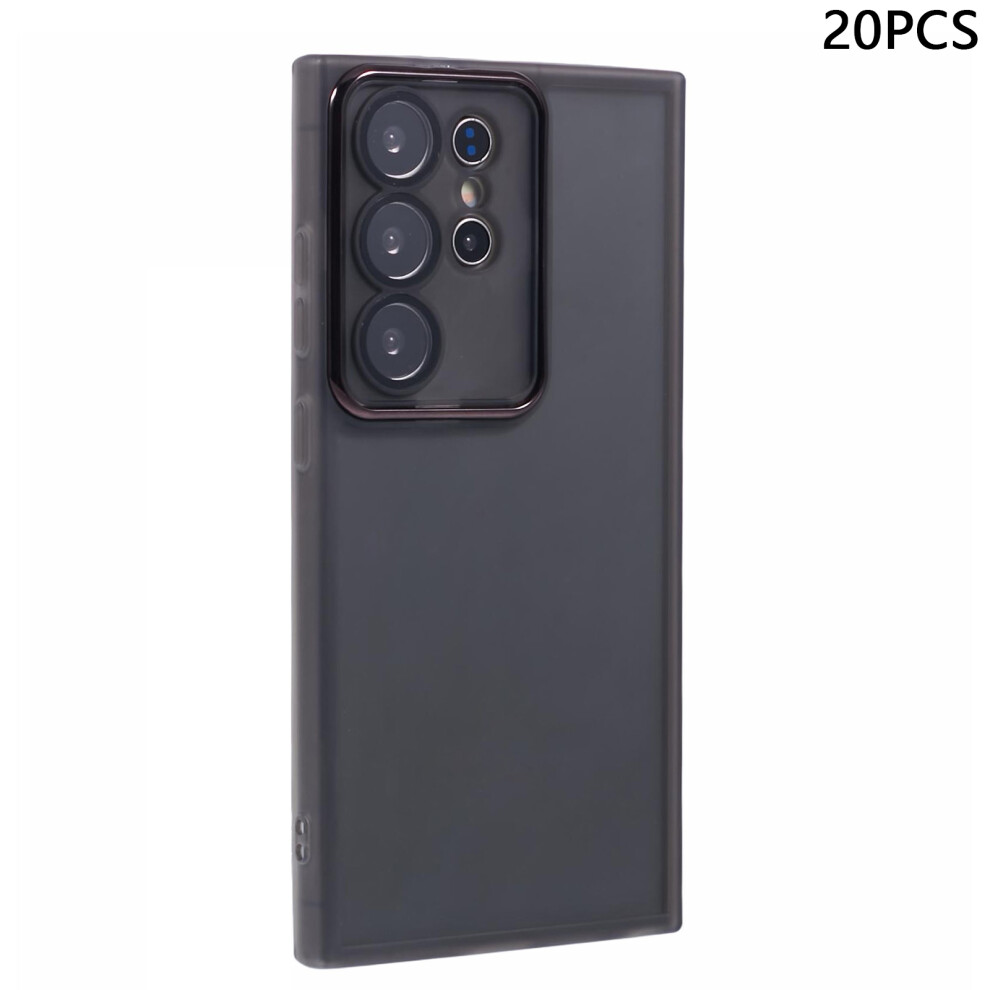 (Transparent ) For Samsung Galaxy S24 Ultra Case Black 6914273896175