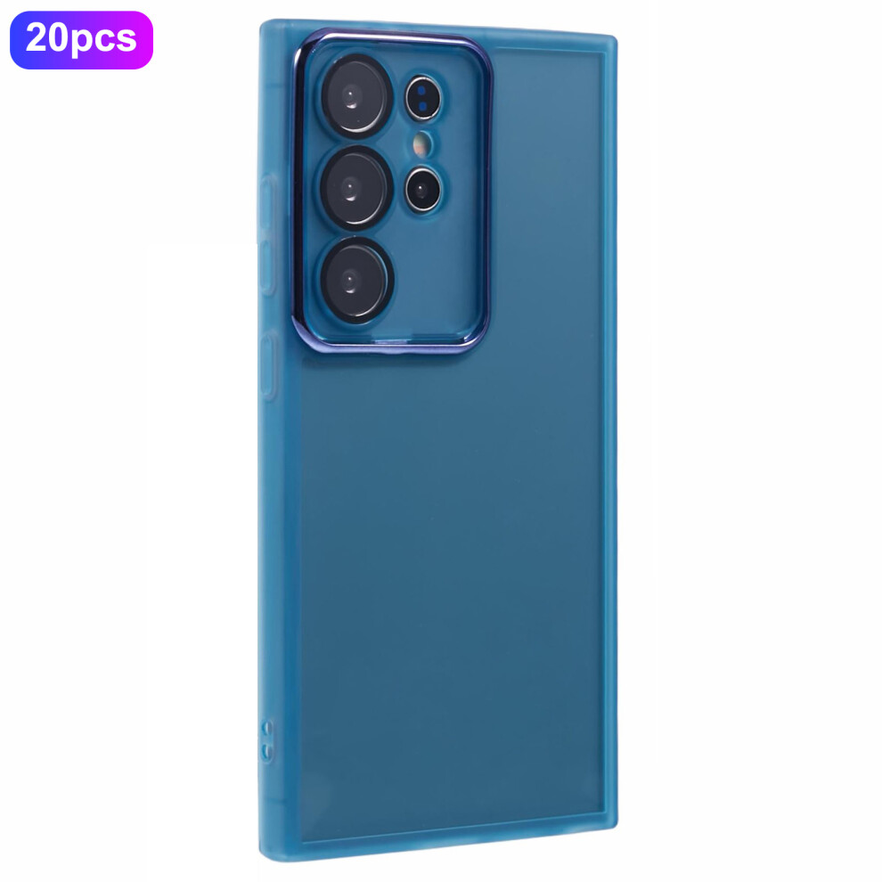 (Transparent ) For Samsung Galaxy S23 Ultra Case Blue 6914274909935