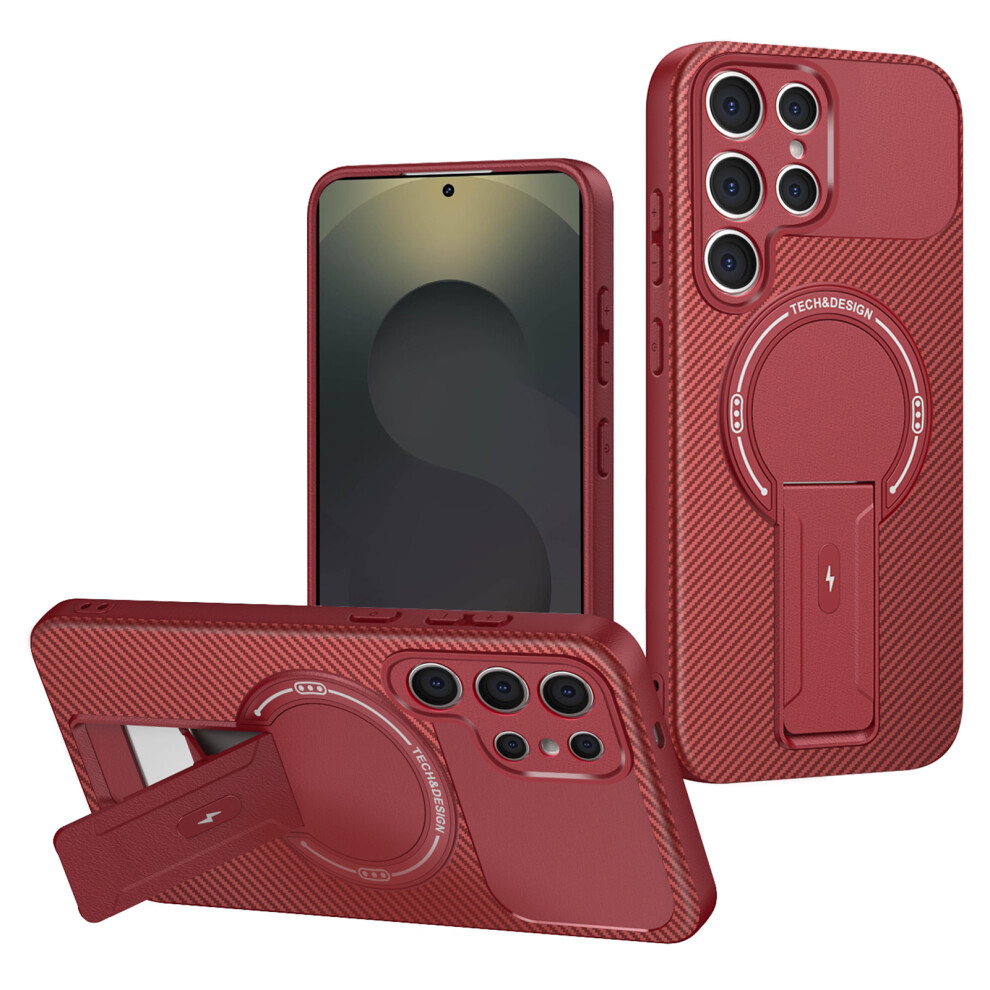 (Red) For Samsung Galaxy S23 Ultra Case Red 6914277694739