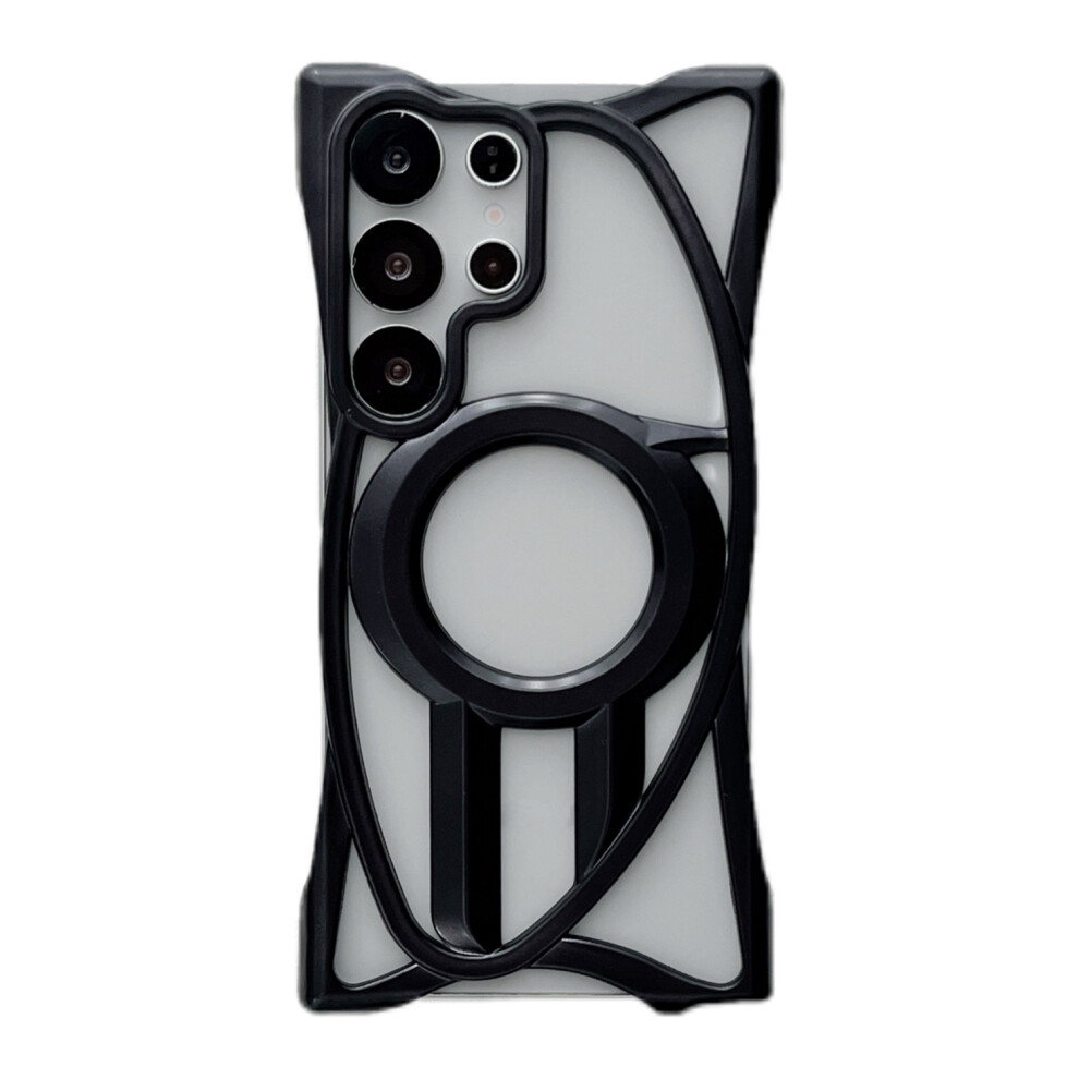 (Black) For Samsung Galaxy S24 Ultra Case Black 6914270395237
