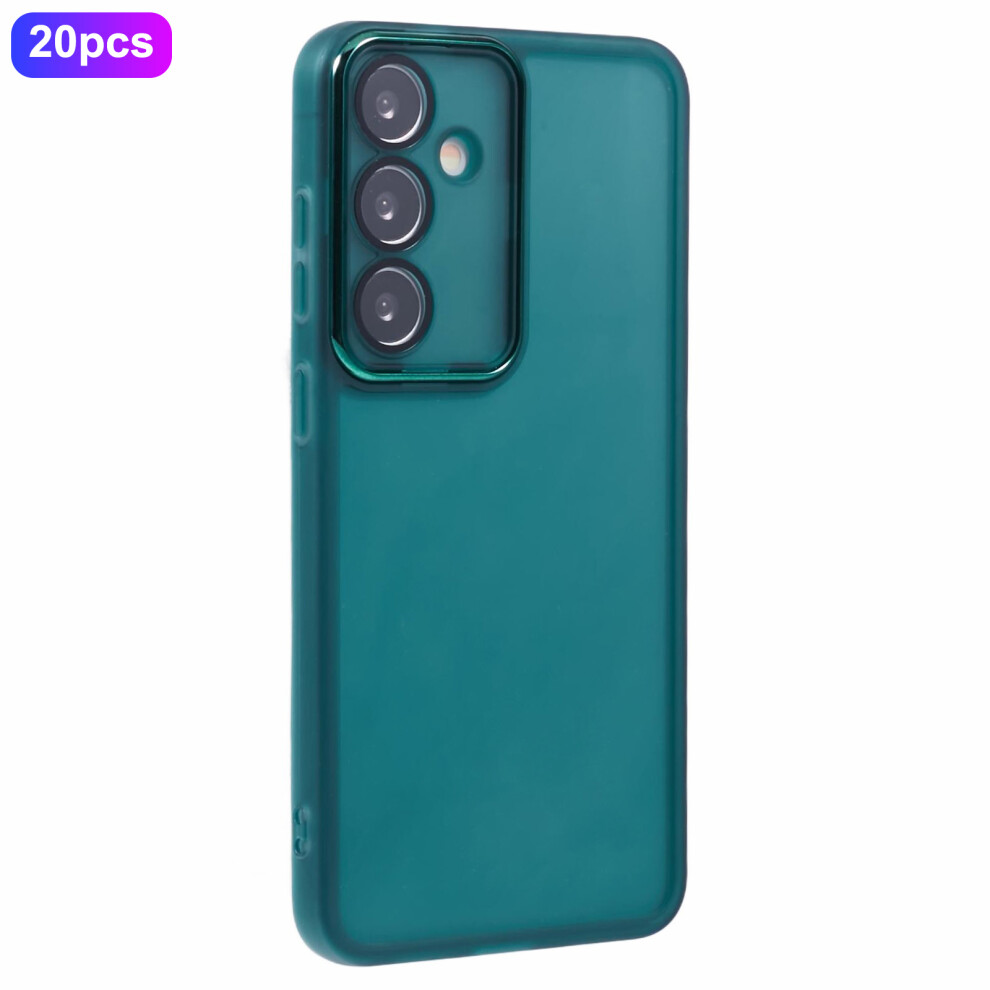 (Transparent ) For Samsung Galaxy S24 Case Green 6914279476753