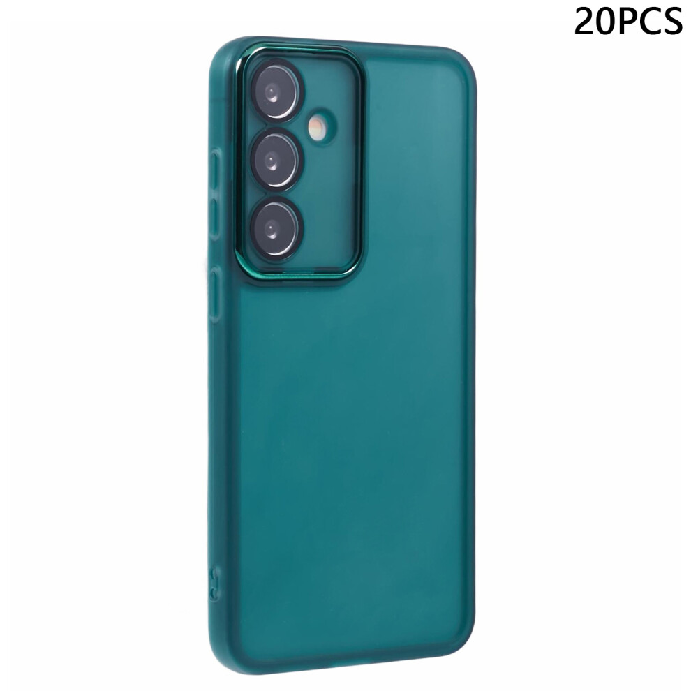 (Transparent ) For Samsung Galaxy A35 5G Case Green 6914271400374