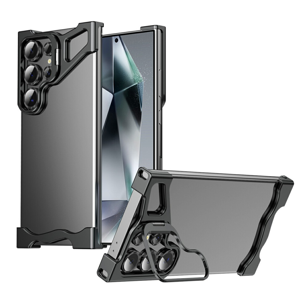 (Black) For Samsung Galaxy S22 Ultra 5G Case Black 6914270943124