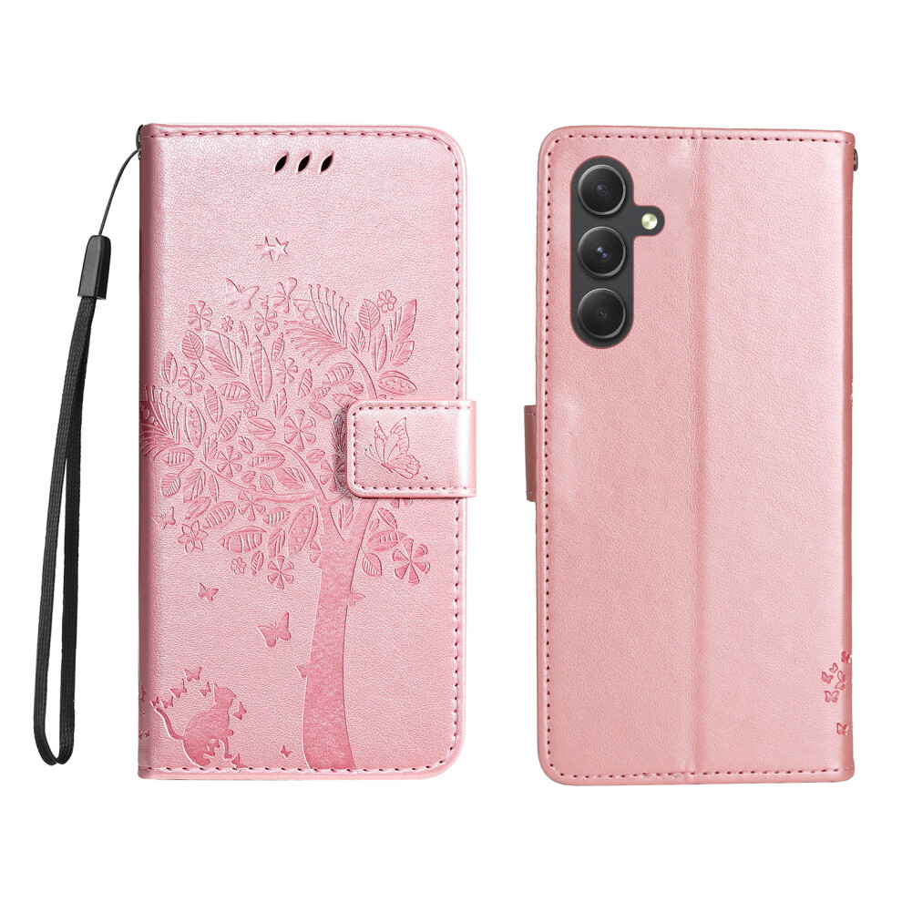 (Rose ) For Samsung Galaxy A55 5G Case Gold 6914277124755