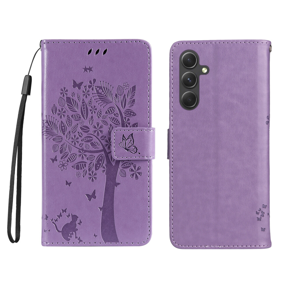 (Light ) For Samsung Galaxy A55 5G Case Purple 6914278408991