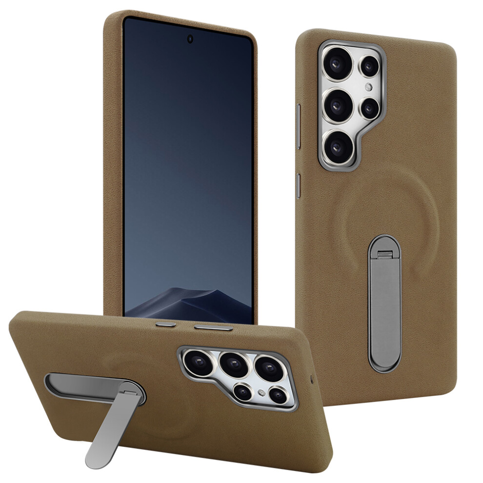 (Dark ) For Samsung Galaxy S24 Ultra Case Brown 6914279698438