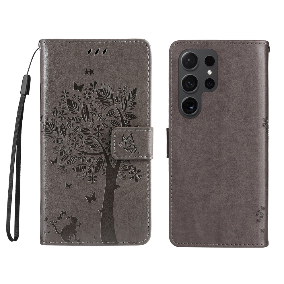 (Grey) For Samsung Galaxy S24 Ultra Case Grey 6914276556182