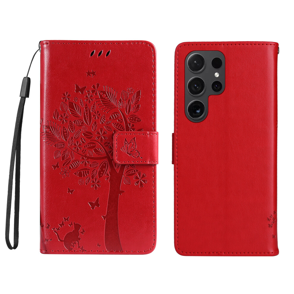 (Red) For Samsung Galaxy S24 Ultra Case Red 6914276151714