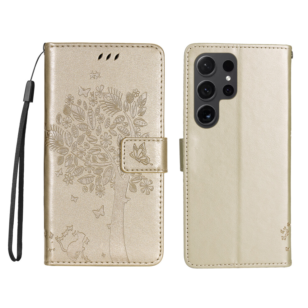 (Gold) For Samsung Galaxy S24 Ultra Case Gold 6914275522522