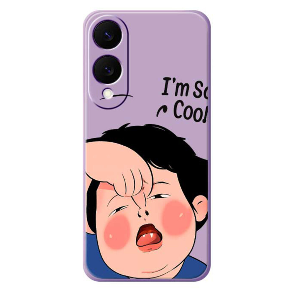 (Purple) For Samsung Galaxy S25 Edge Case Purple 6914279979506