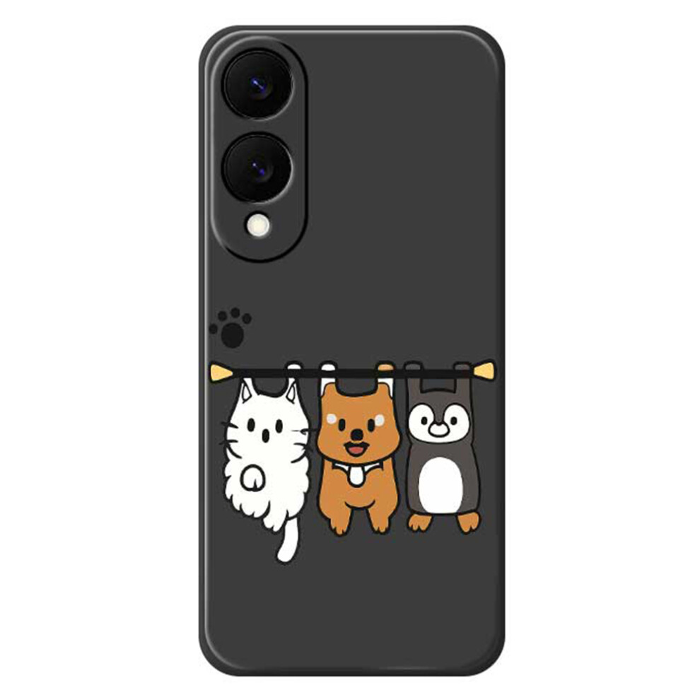(Black) For Samsung Galaxy S25 Edge Case Black 6914278845703