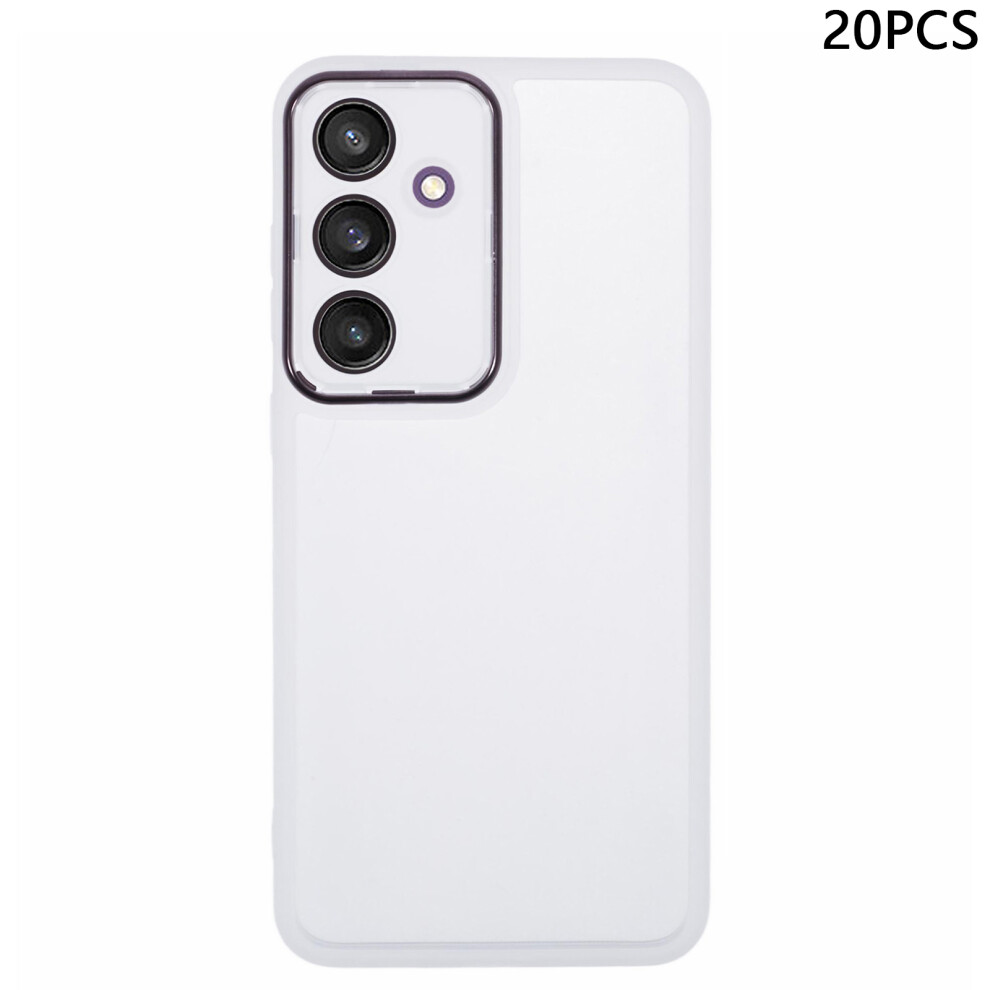 (Transparent ) For Samsung Galaxy S24 Fe Case White 6914279919748