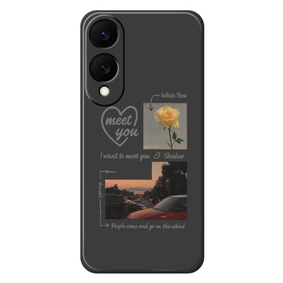 (Black) For Samsung Galaxy S25 Edge Case Black 6914273483382
