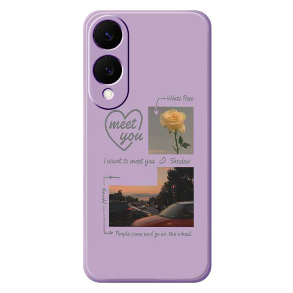 (Purple) For Samsung Galaxy S25 Edge Case Purple 6914272587456