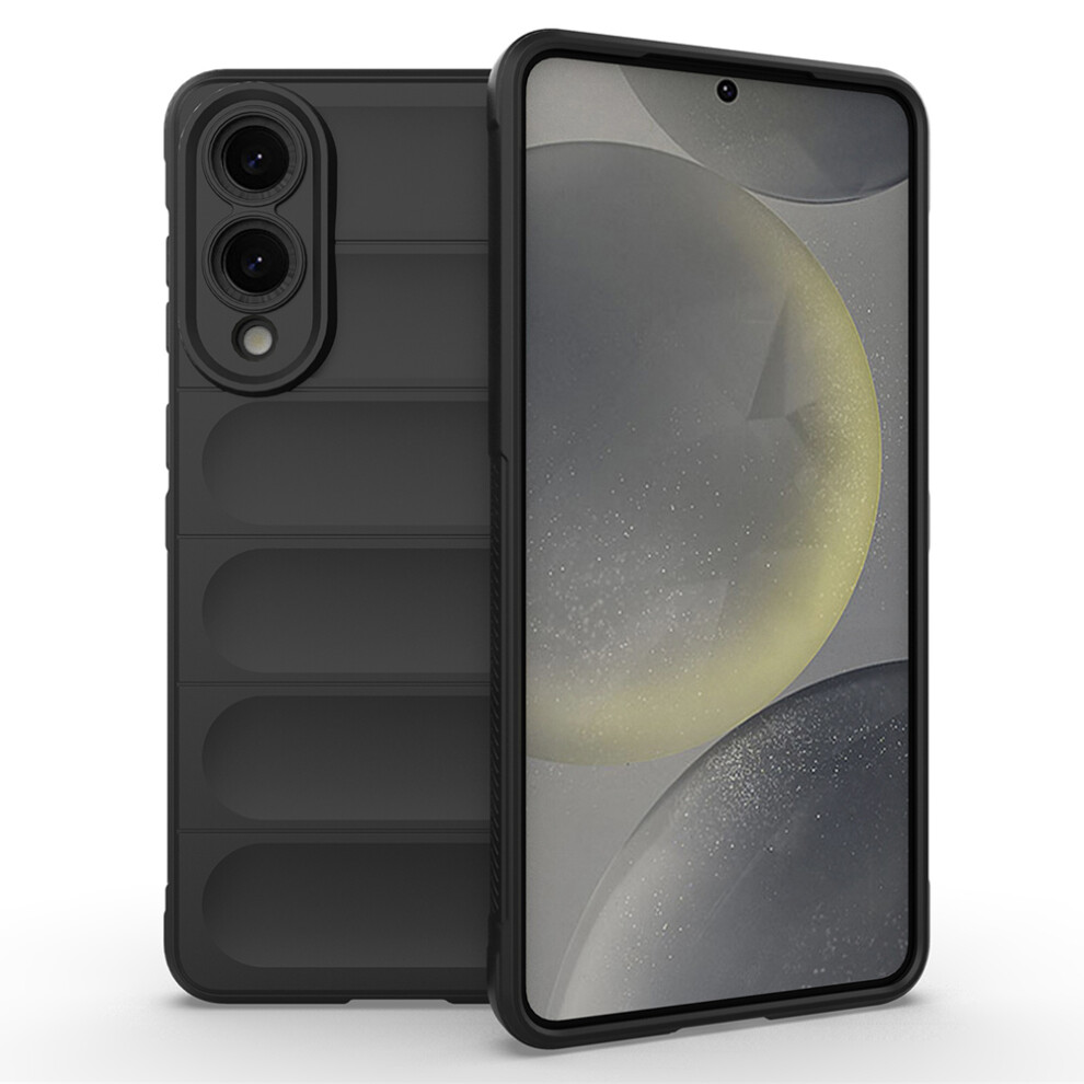 (Black) For Samsung Galaxy S25 Edge Case Black 6914270165687