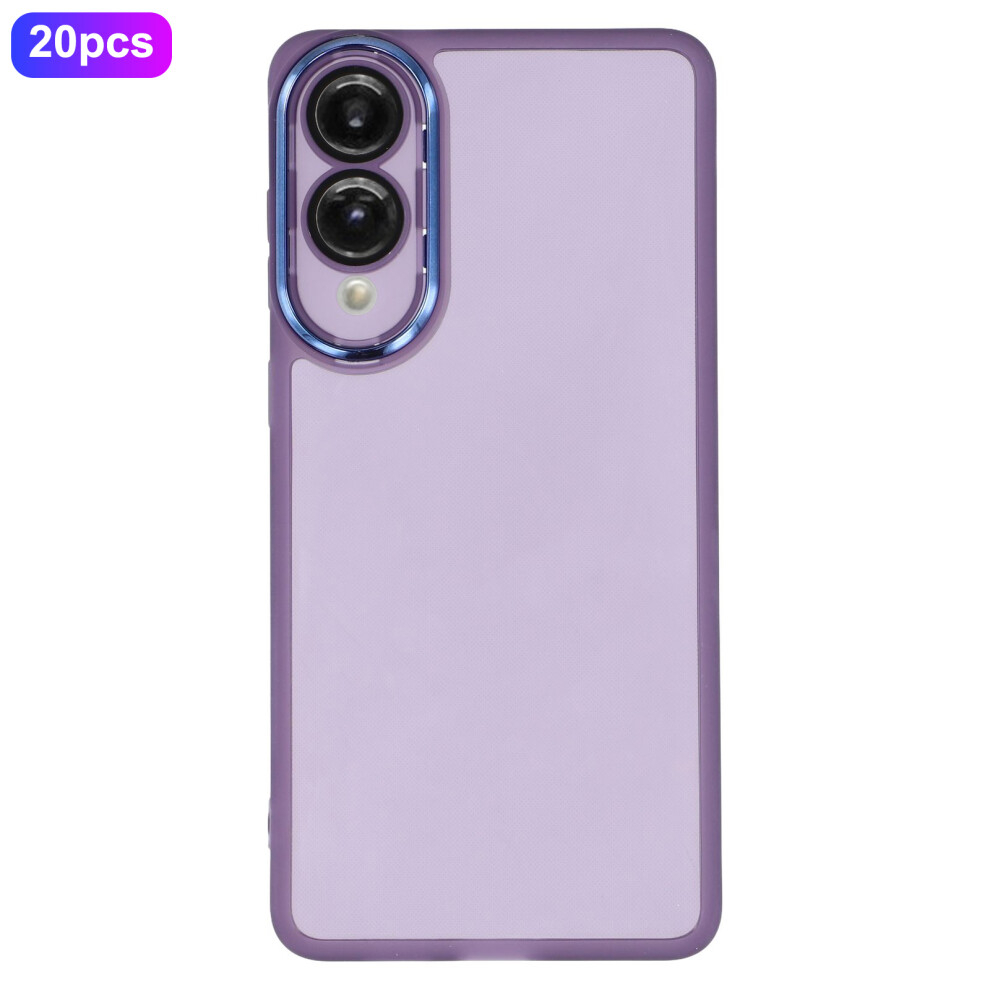 (Transparent ) For Samsung Galaxy S25 Edge Case Purple 6914271704342
