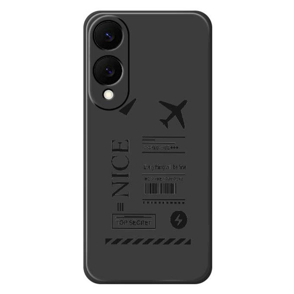 (Black) For Samsung Galaxy S25 Edge Case Black 6914273137223