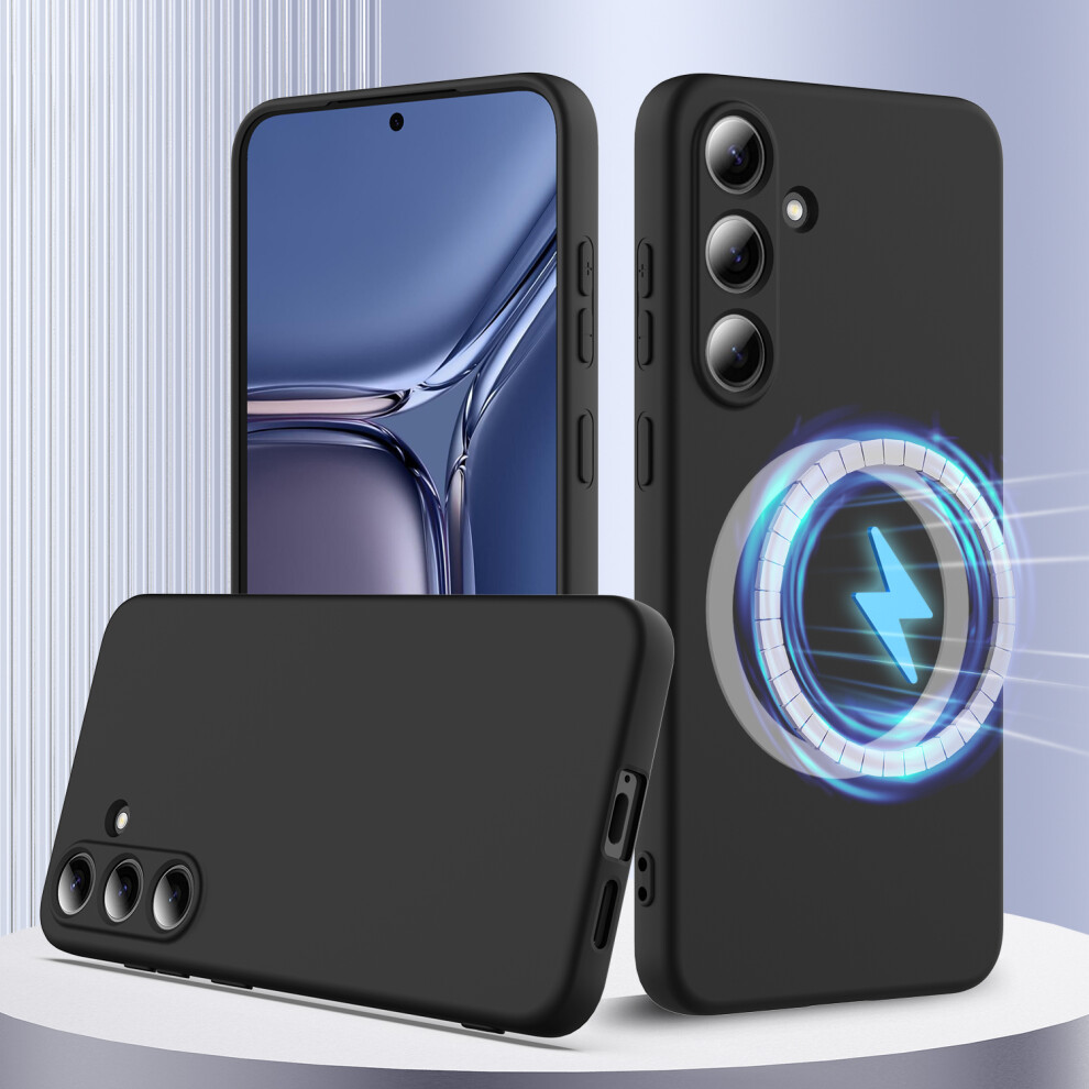 (Black) For Samsung Galaxy S25 Fe Case Black 6914276377701