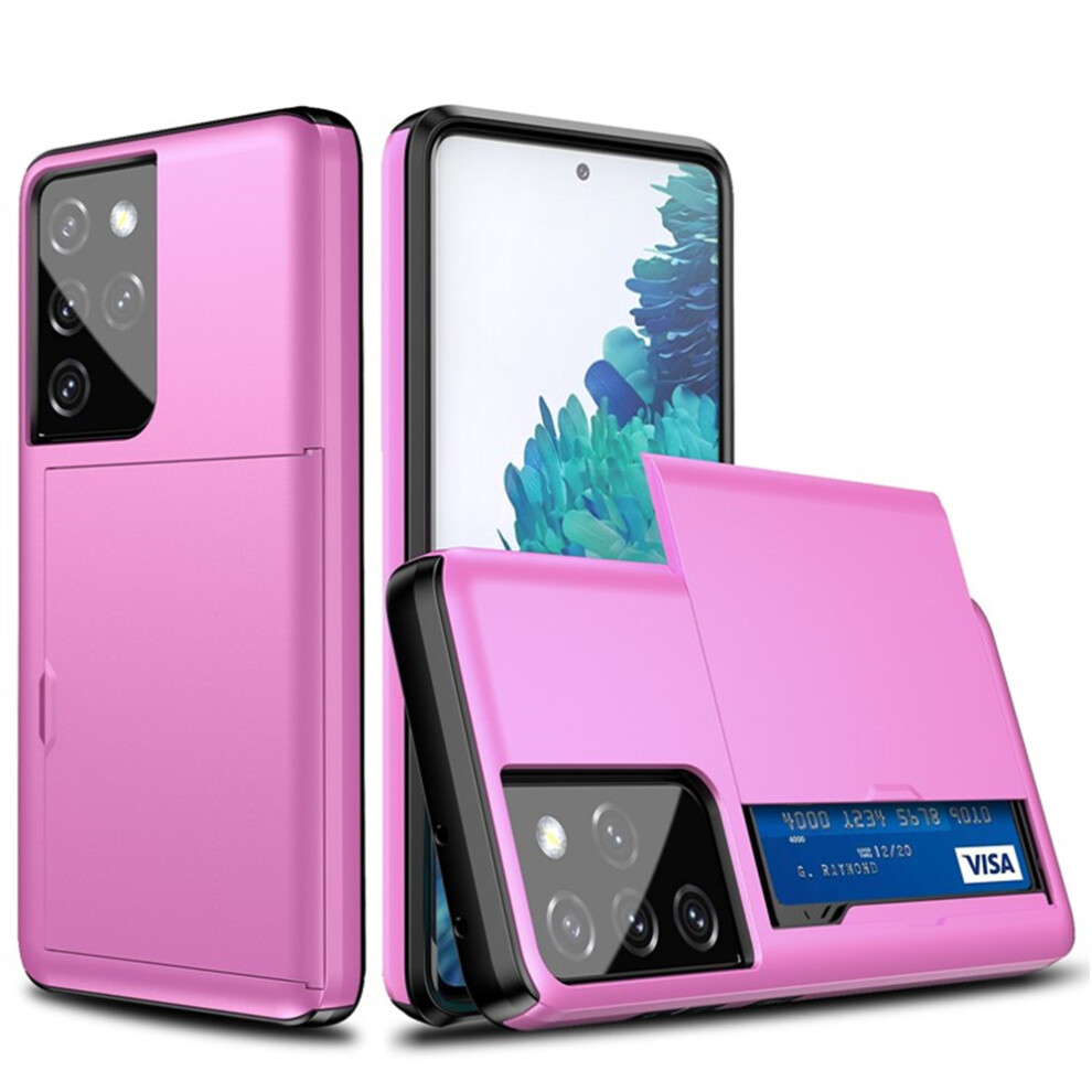 (Pink) For Samsung Galaxy S21 Ultra 5G Case Pink 6914272910018