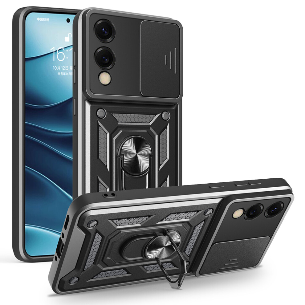 (Black) For Samsung Galaxy S25 Edge Case Black 6914271511476