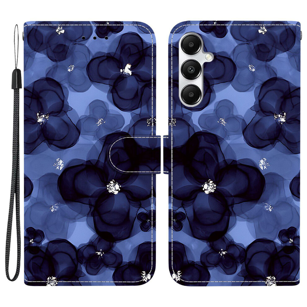 (Ink Blue Flower) For Samsung Galaxy A17 5G Case
