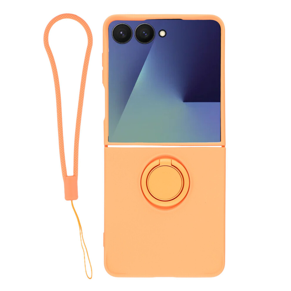 (Orange) For Samsung Galaxy Z Flip7 5G Case Orange 6914278839696
