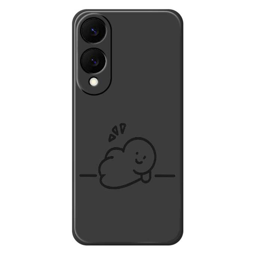 (Black) For Samsung Galaxy S25 Edge Case Black 6914273503479