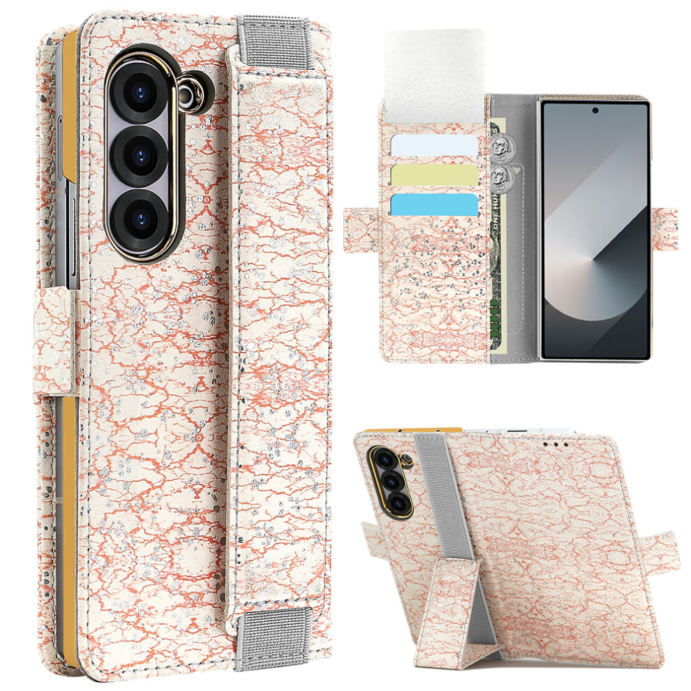 (Pink) For Samsung Galaxy Z Fold6 5G Case Pink 6914272492170